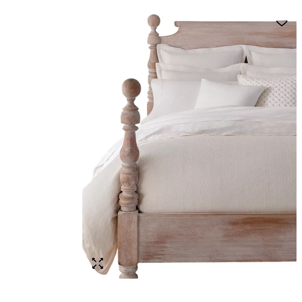 Ralph Lauren NWT Sascha Comforter Set Full‎ Queen Matelasse Medallion White